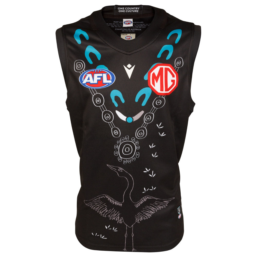 Custom-made Port Adelaide 2021 Authentic Men Indigenous