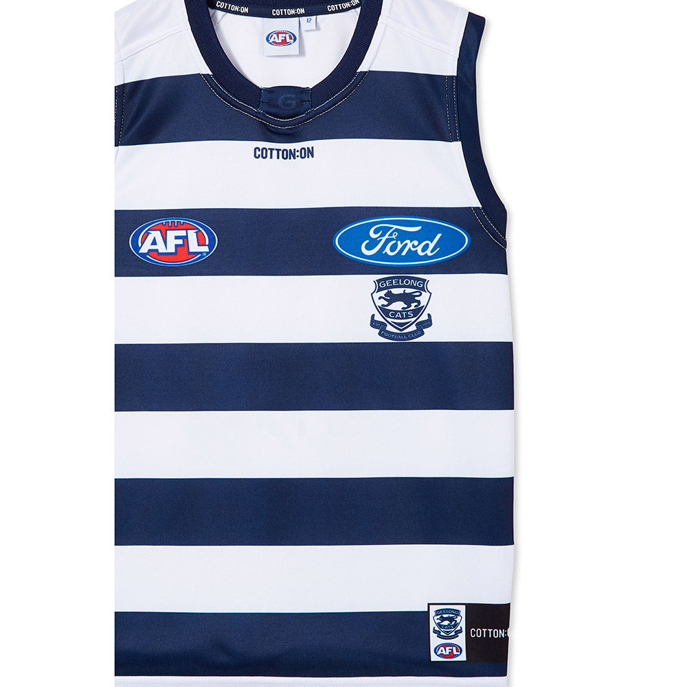 Geelong Cats Boys Youths Footy Jumper Guernsey