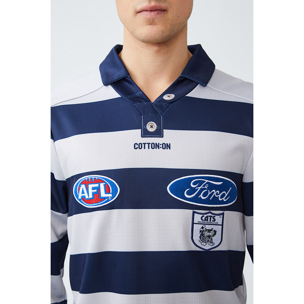 Geelong Cats Longsleeve Baby Toddlers Footy Jumper Guernsey