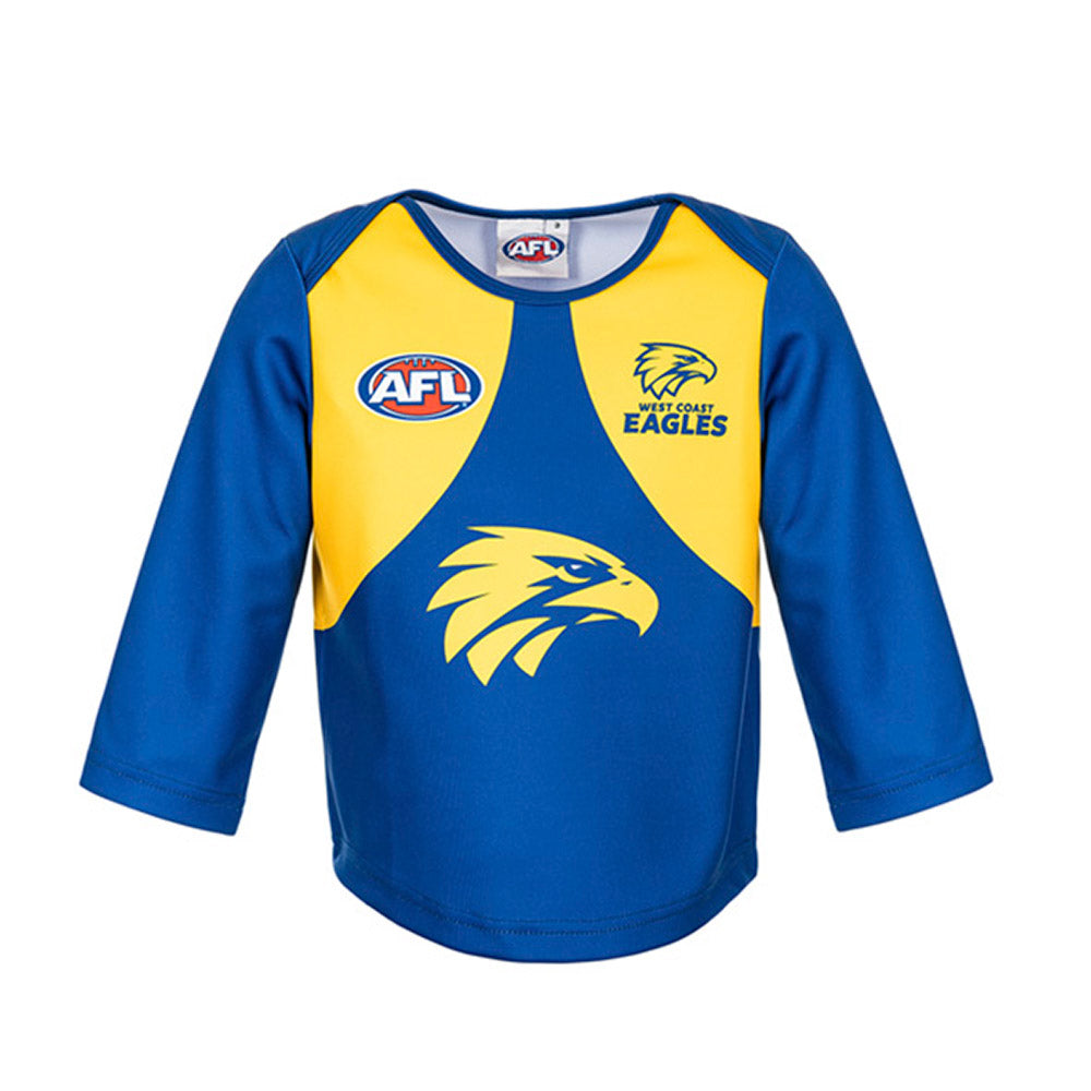 West Coast Eagles Puma Boys Youth Guernsey Ochre Jumper AFL 