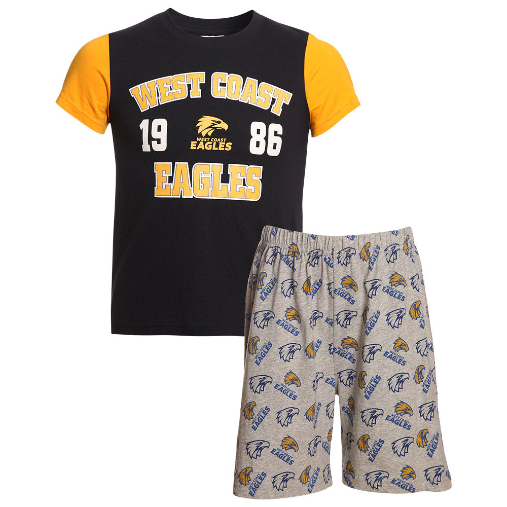 Blue West Coast Eagles AFL Adult PJ Pants