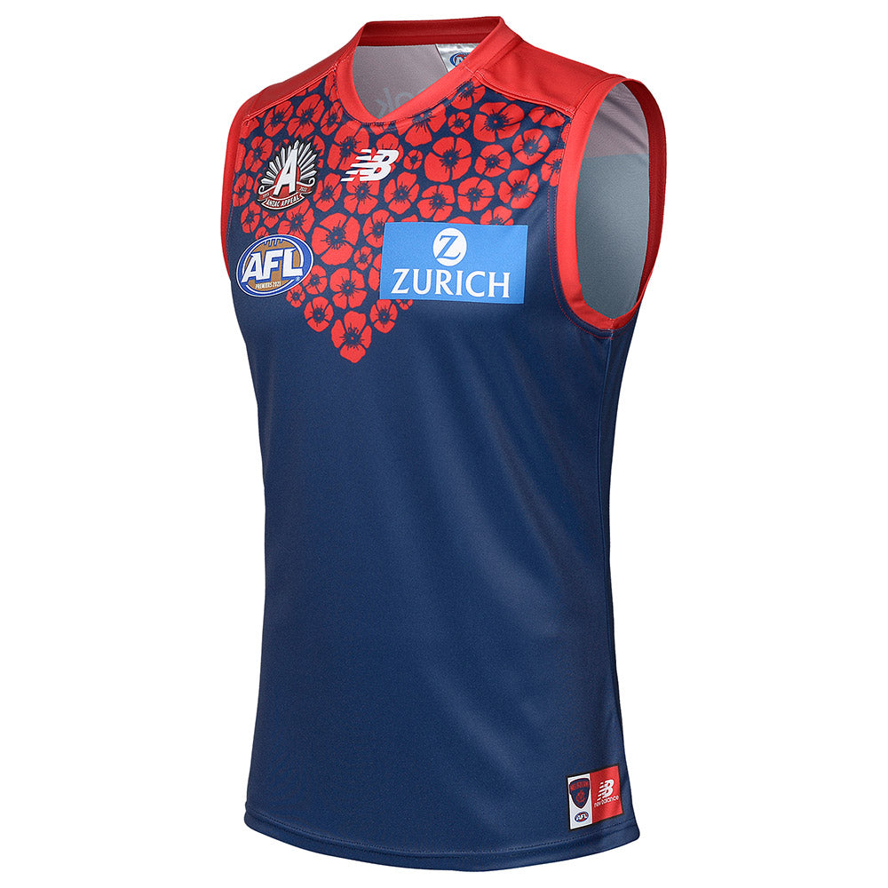 Melbourne Demons 2022 Authentic Mens Anzac Jersey – The AFL Store