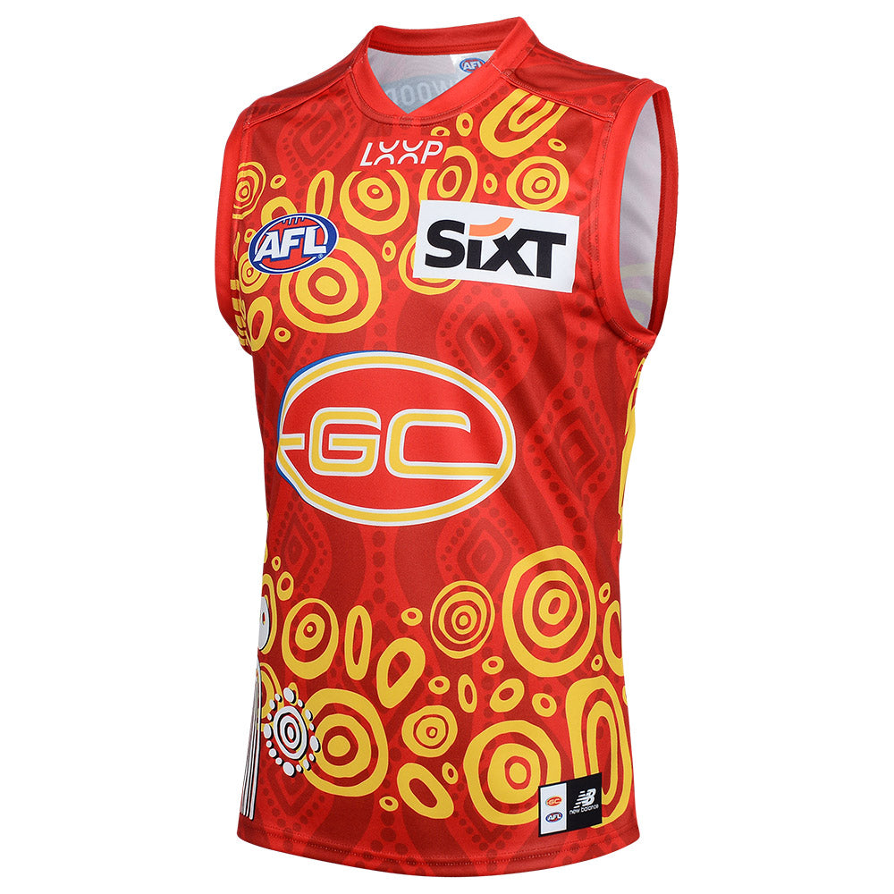 Gold Coast Suns 2024 Authentic Mens Indigenous Guernsey – The AFL Store