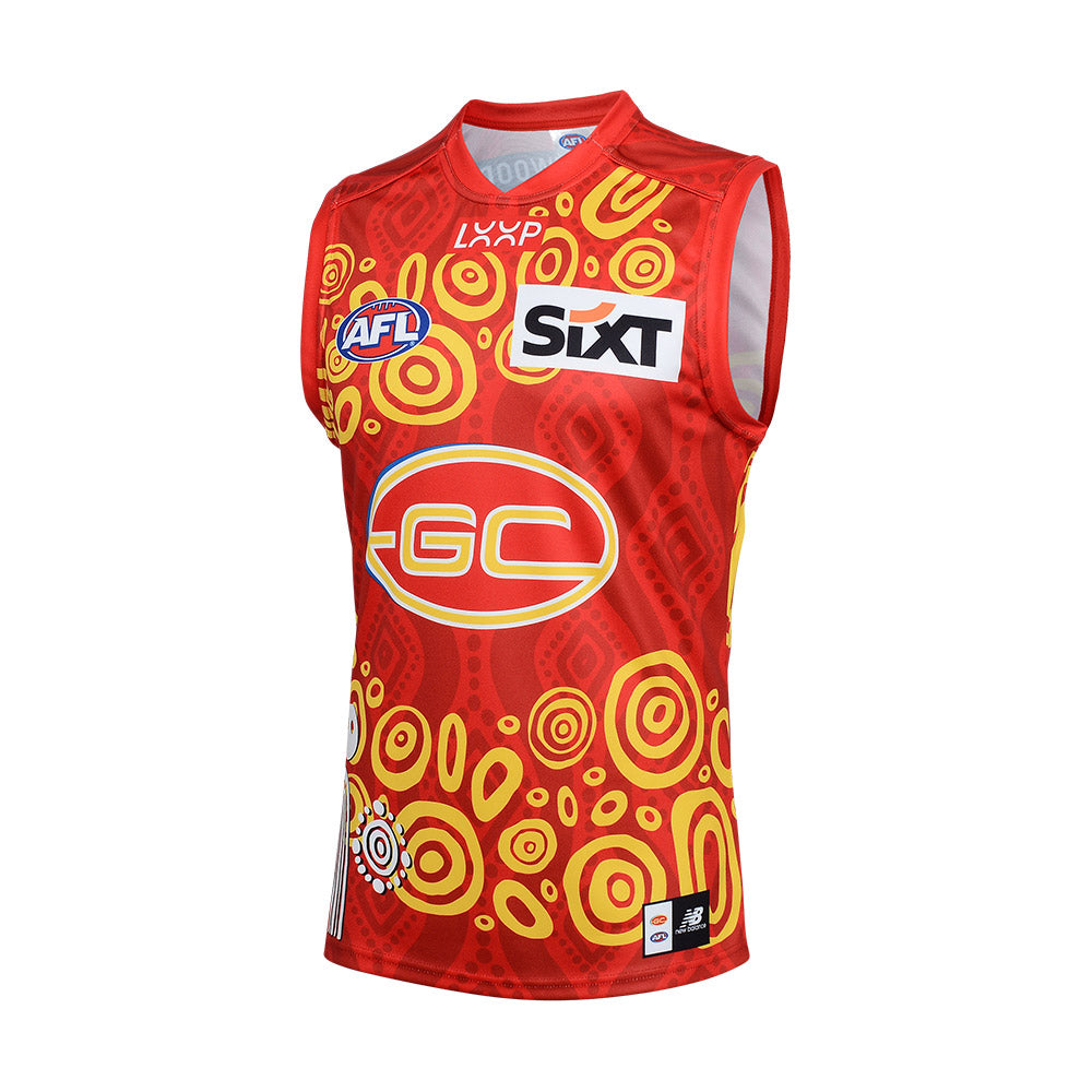 Gold Coast Suns 2024 Authentic Youth Indigenous Guernsey – The AFL Store