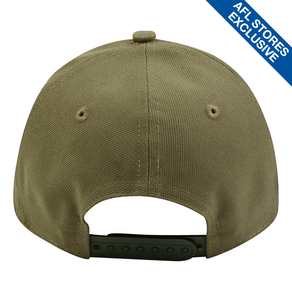 West Coast Eagles New Era 9/40 Olive Snap Cap – The AFL Store