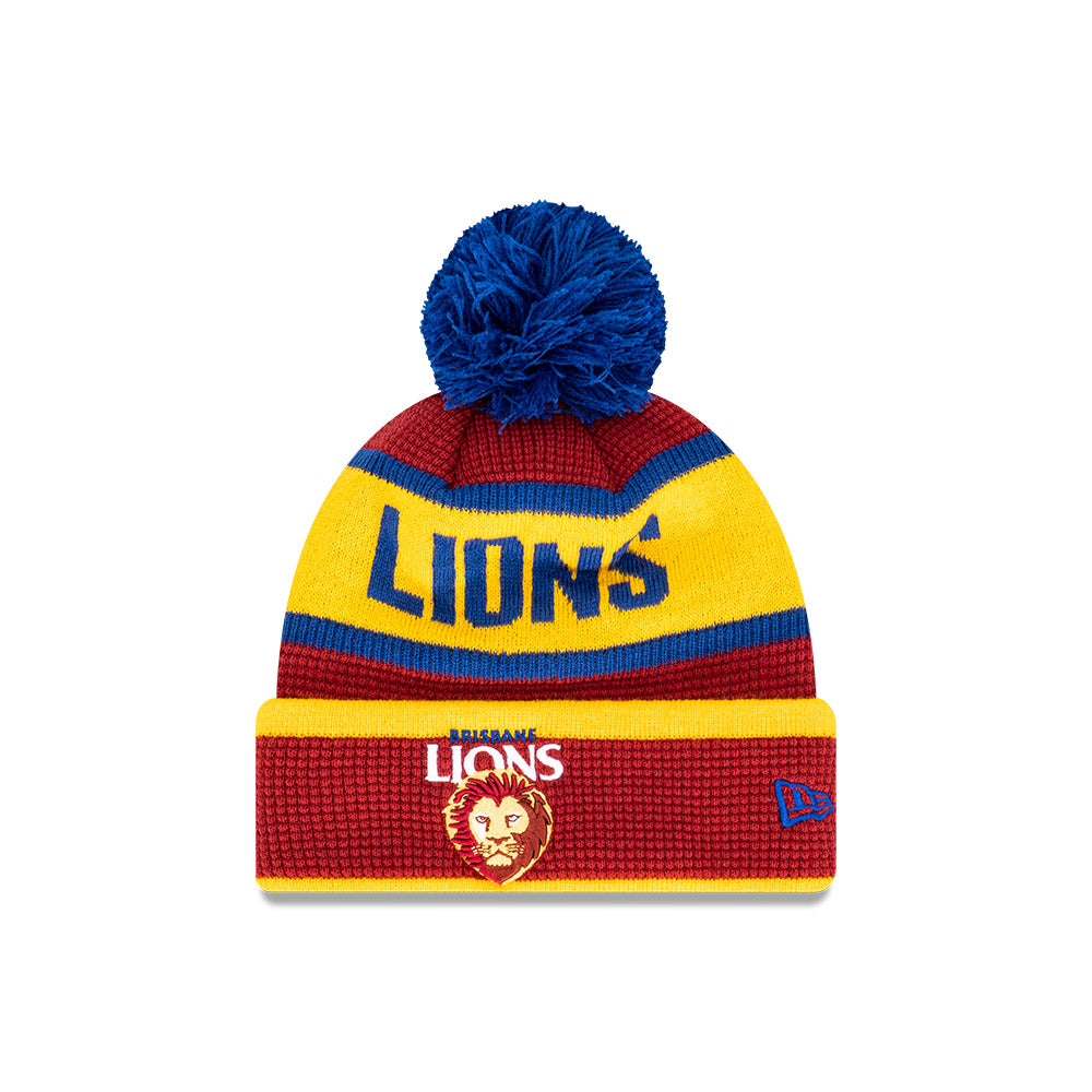 Brisbane Lions New Era Waffle Wordmark Beanie – The AFL Store