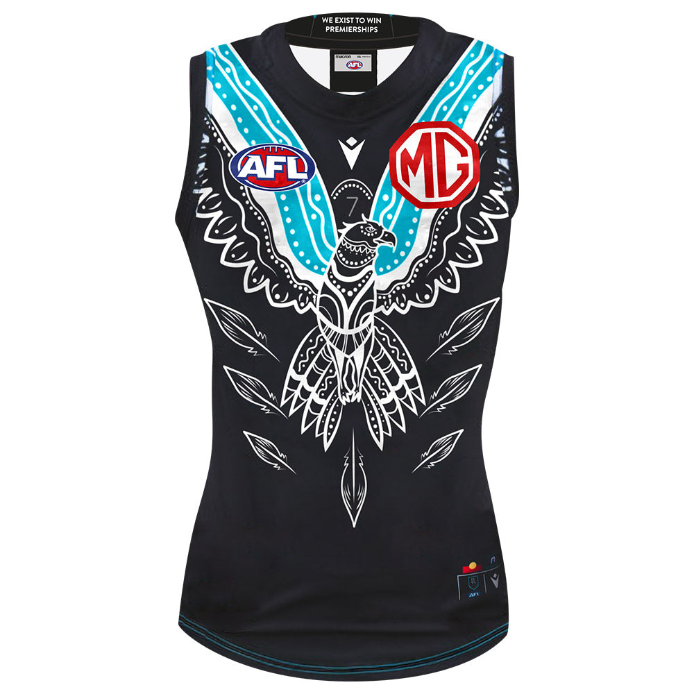 Port Adelaide 2023 Authentic Mens Indigenous Guernsey – The AFL Store