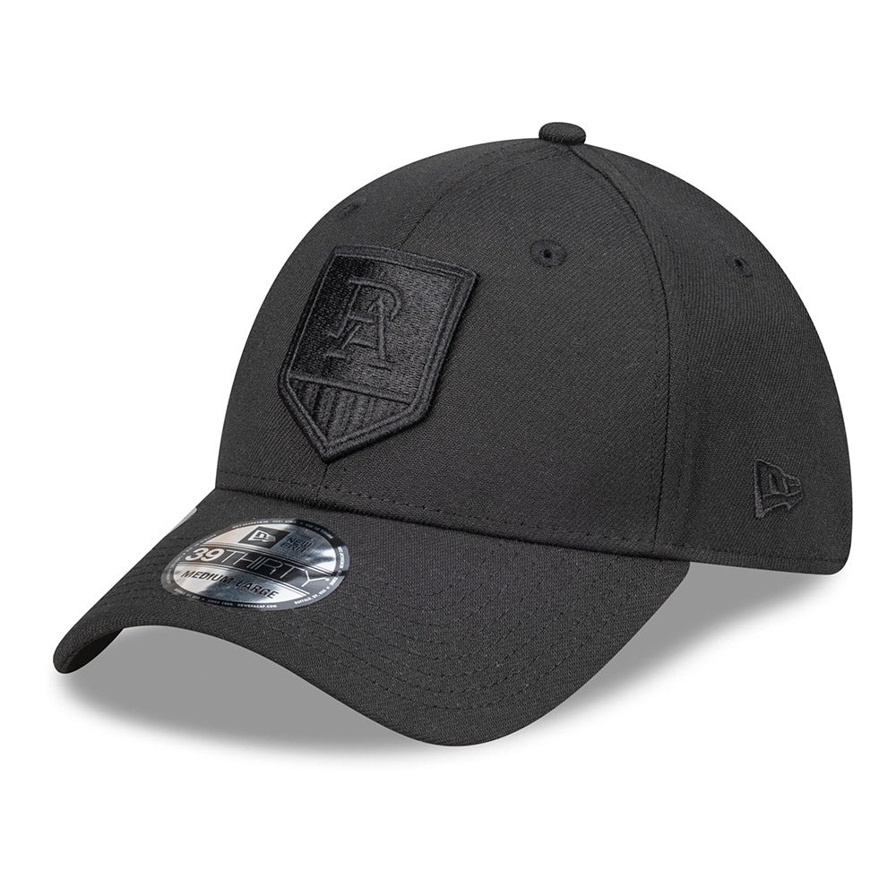 Port Adelaide New Era 39thirty Black On Black Cap – The AFL Store