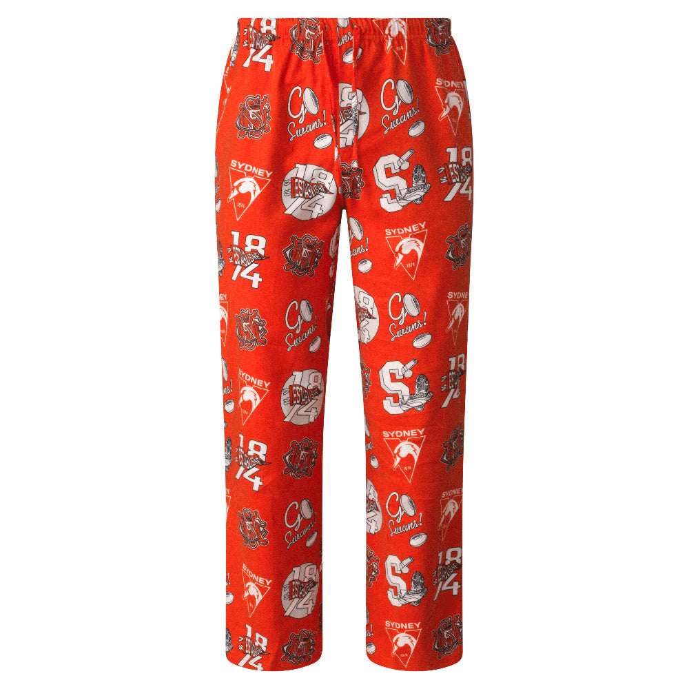 Sydney Swans Mens Flannel Pyjama Pants – The AFL Store