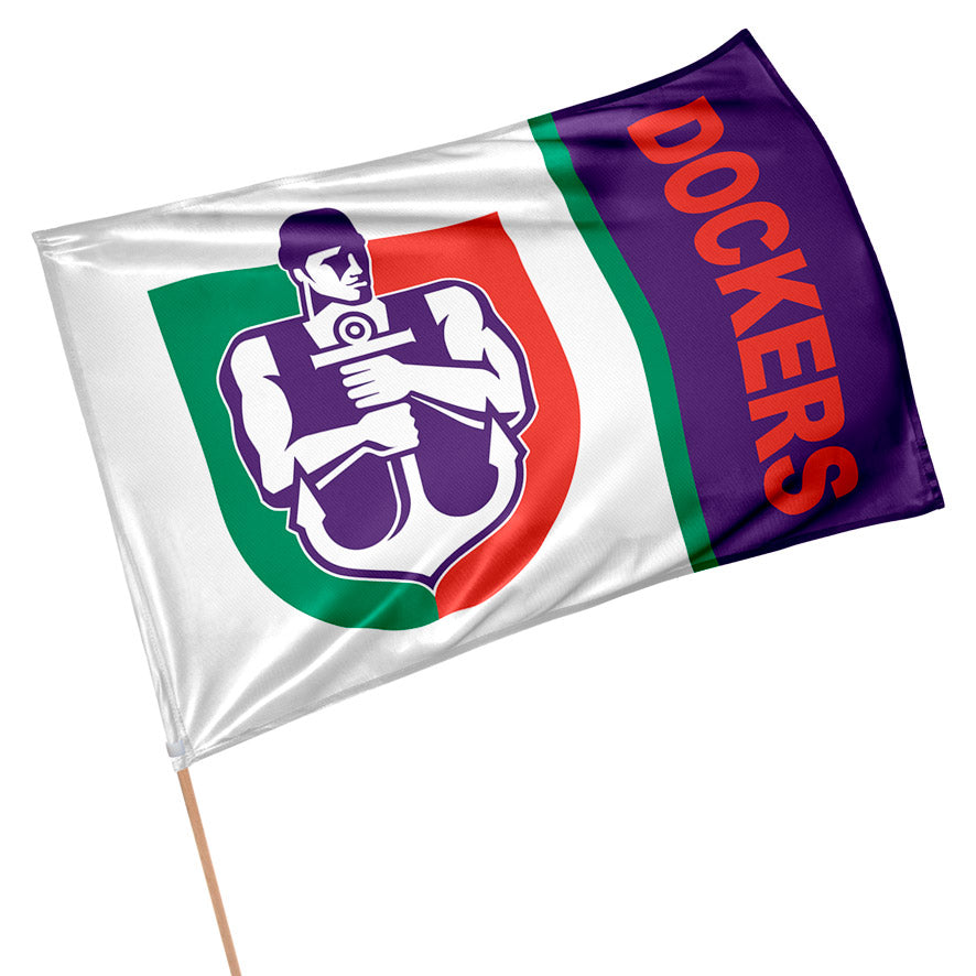 Fremantle Dockers Retro Game Day Flag – The AFL Store