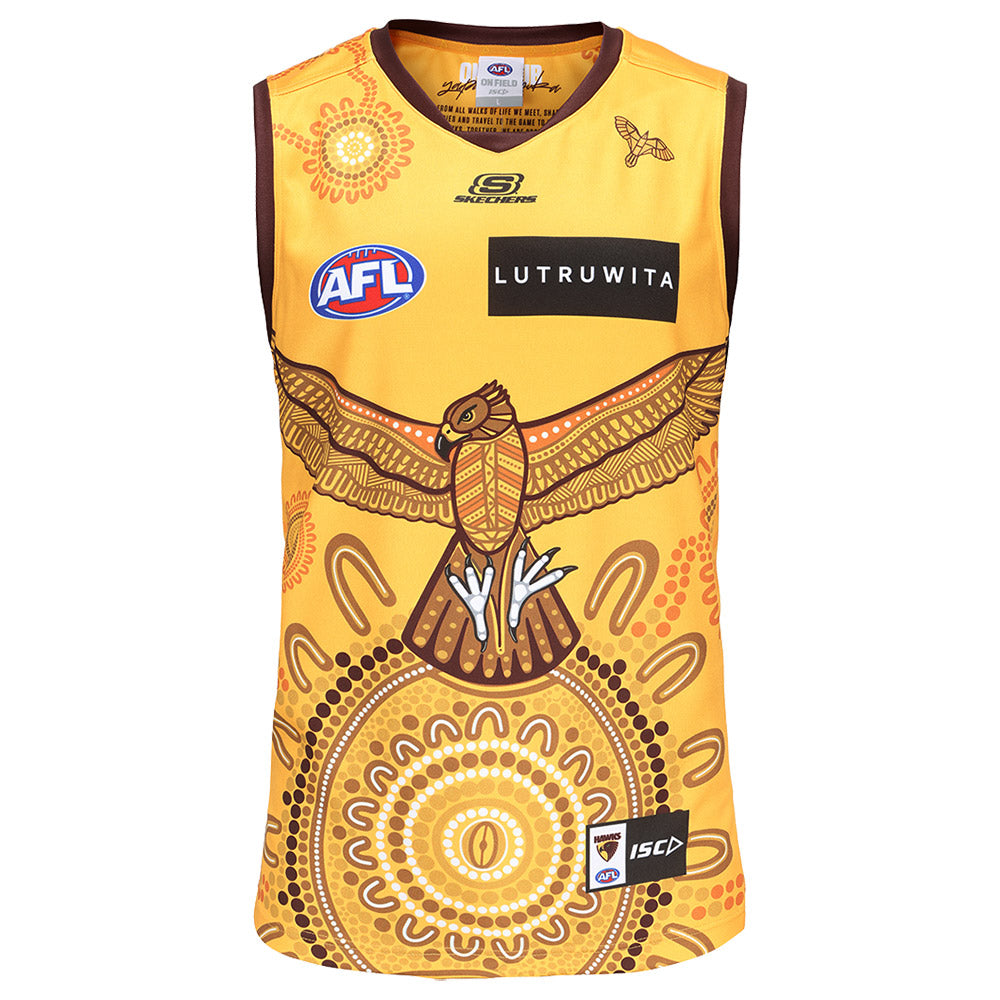 Hawthorn 2023 Authentic Mens Indigenous Guernsey – The AFL Store