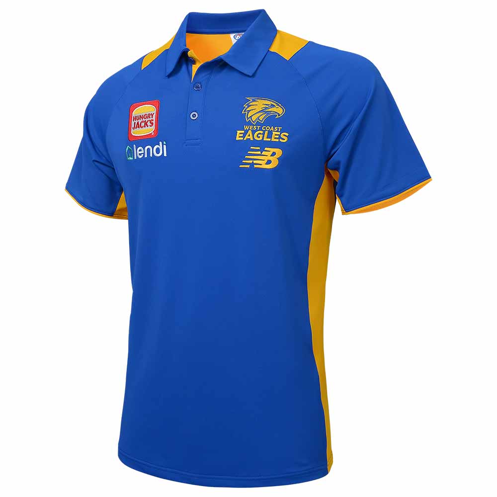 West Coast Eagles 2023 Authentic Mens Media Polo – The AFL Store